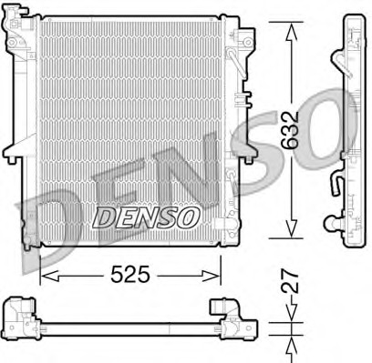 Drm36007 denso радиатор